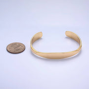 Minimalist 24K Gold Filled Band Cuff Bracelet