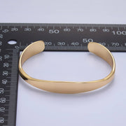 Minimalist 24K Gold Filled Band Cuff Bracelet