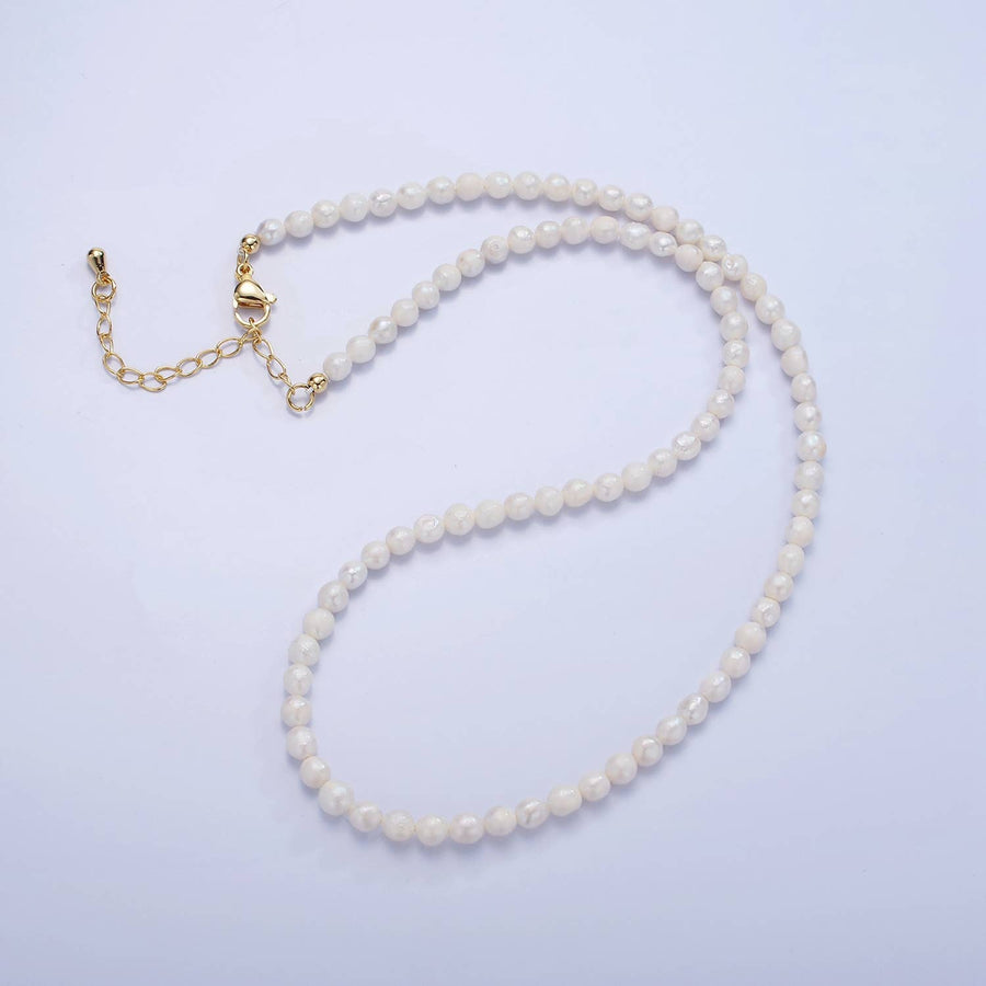 16K Gold Filled Freshwater Pearl 18 Inch Necklace