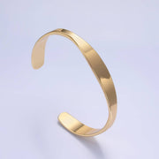 Minimalist 24K Gold Filled Band Cuff Bracelet