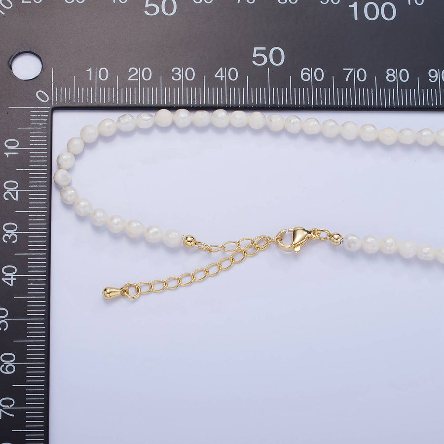 16K Gold Filled Freshwater Pearl 18 Inch Necklace